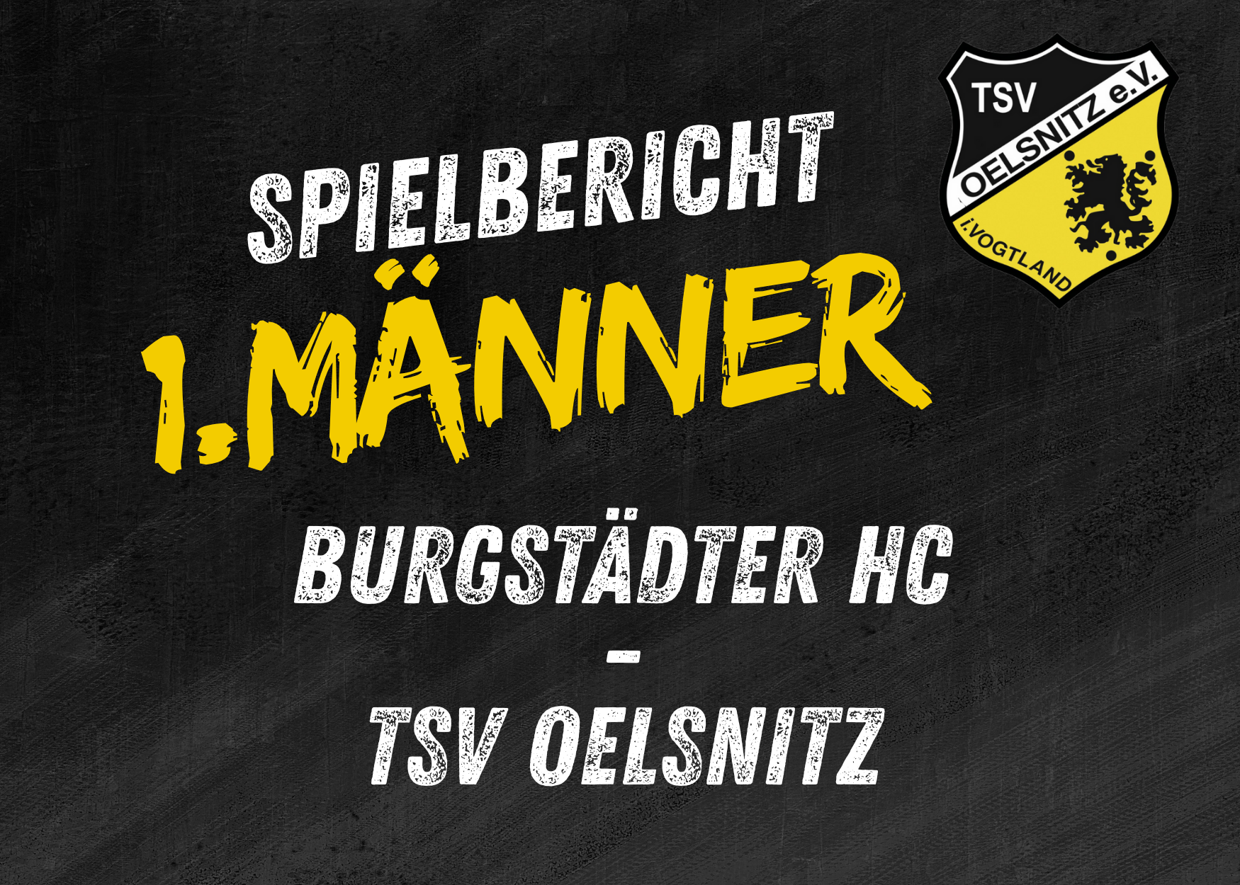 Regionsoberliga Chemnitz Männer: Burgstädter HC – TSV Oelsnitz 24:21 (11:8)